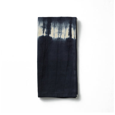 Update your kitchen with this chic yet durable and absorbant black tie-dye kitchen towel, hand-woven from 100% Ethiopian cotton and dyed in small batches.