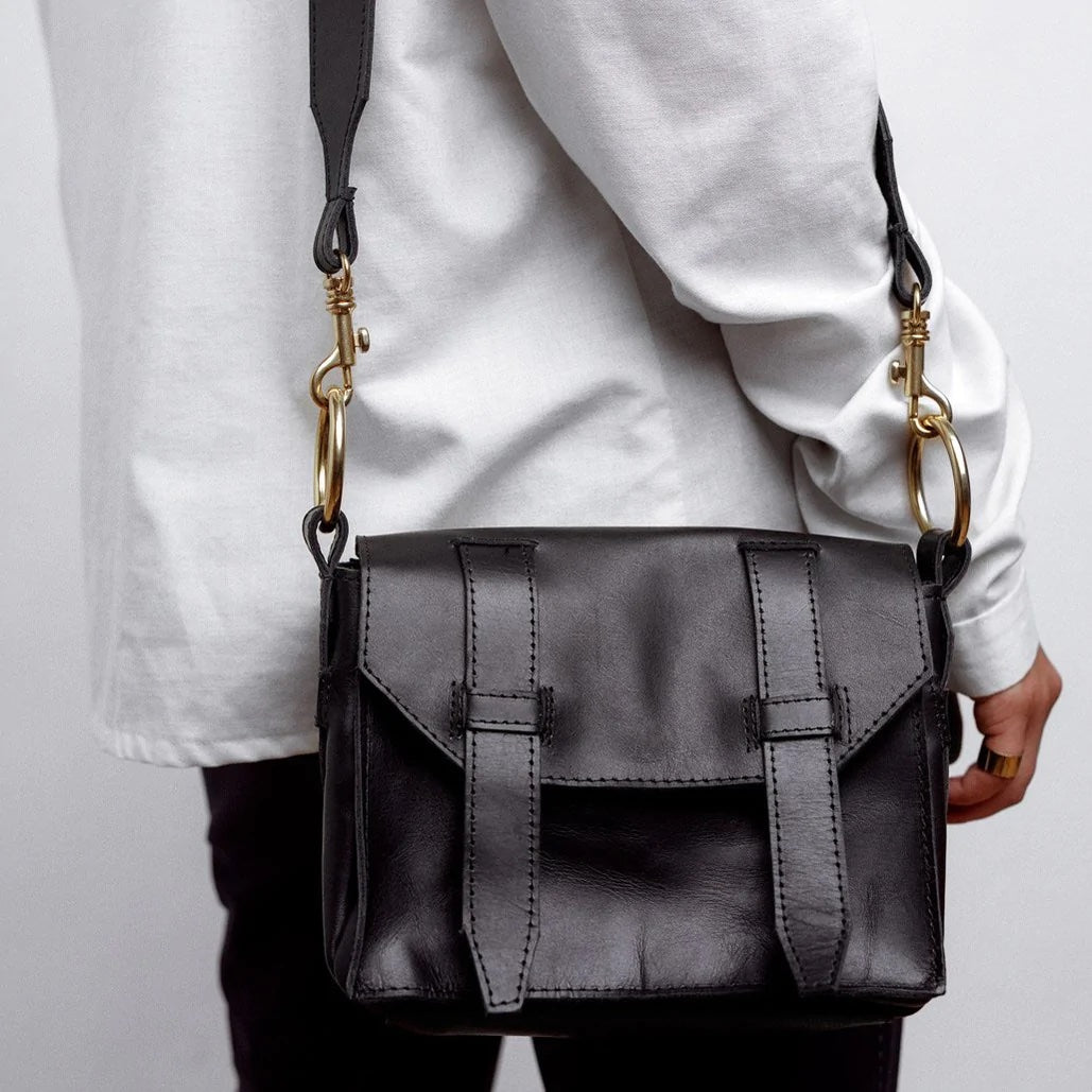 Western Studded Crossbody Purse - Women's Bags in Black | Buckle