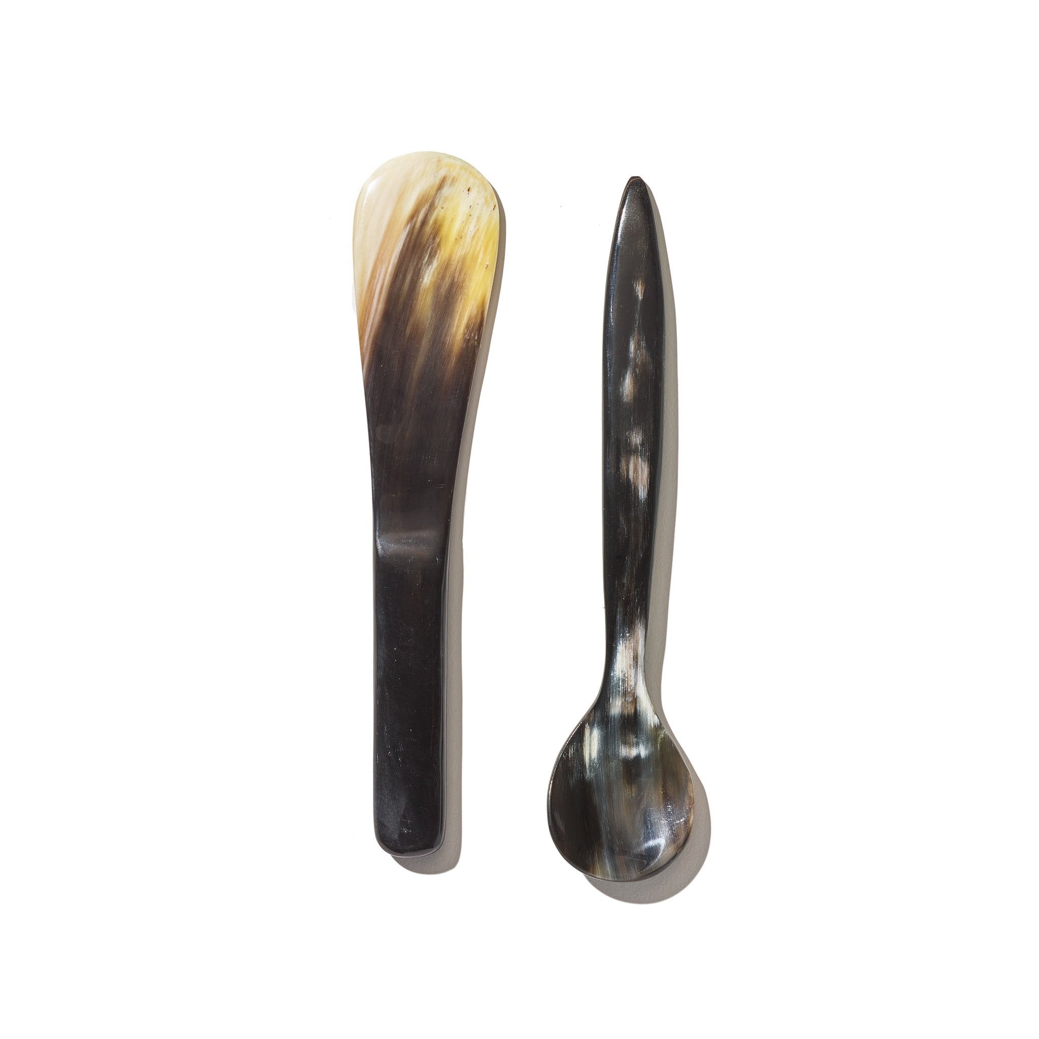 Make breakfast and brunch even more fun with this utensil set handcrafted from upcycled horn.