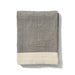 Soft waffle towels in solid grey, hand-woven from 100% Ethiopian cotton that only get softer with time.