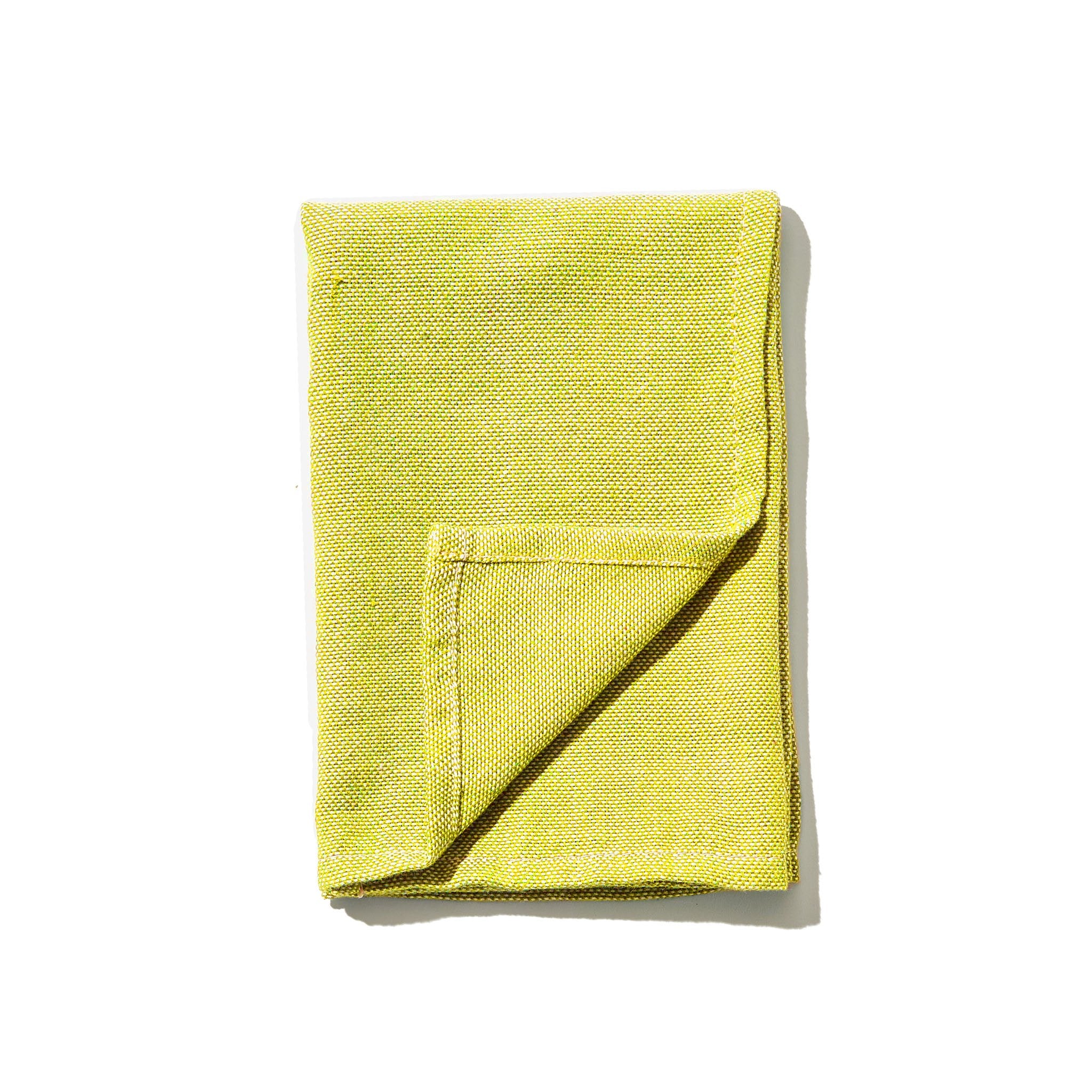 Update your table with this yellow napkin, hand-woven from 100% Ethiopian cotton and dyed in small batches.