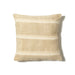 Bring warmth to your home with this beige tie-dye pillow, hand-spun and hand-woven from 100% Ethiopian cotton and complete with a Kapok filled inner cushion.