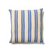 Perfect for lounging, this blue striped floor cushion is a must for indoor/outdoor living, hand-woven from 100% Ethiopian cotton and complete with a Kapok filled inner cushion.